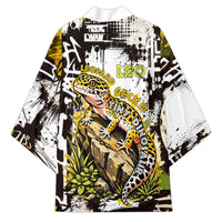 Leopard Gecko Kimono Tiny Dinosaur Department Funny Pest Control Graffiti