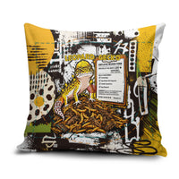 Leopard Gecko Pillow Cover Tiny Dinosaur Department Funny Pest Control Graffiti