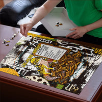 Leopard Gecko Puzzle Tiny Dinosaur Department Funny Pest Control Graffiti