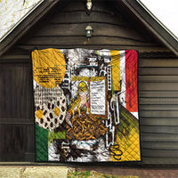 Leopard Gecko Quilt Tiny Dinosaur Department Funny Pest Control Graffiti