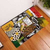 Leopard Gecko Rubber Doormat Tiny Dinosaur Department Funny Pest Control Graffiti