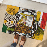 Leopard Gecko Rubber Doormat Tiny Dinosaur Department Funny Pest Control Graffiti