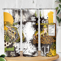 Leopard Gecko Skinny Tumbler Tiny Dinosaur Department Funny Pest Control Graffiti