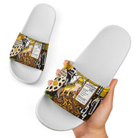 Leopard Gecko Slide Sandals Tiny Dinosaur Department Funny Pest Control Graffiti