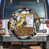 Leopard Gecko Spare Tire Cover Tiny Dinosaur Department Funny Pest Control Graffiti