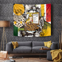Leopard Gecko Tapestry Tiny Dinosaur Department Funny Pest Control Graffiti