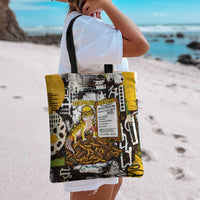 Leopard Gecko Tote Bag Tiny Dinosaur Department Funny Pest Control Graffiti