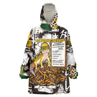 Leopard Gecko Wearable Blanket Hoodie Tiny Dinosaur Department Funny Pest Control Graffiti