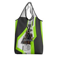 Rabbit Powered By Hay And Attitude Grocery Bag Funny Sarcastic Bunny Diagram Graphic Art