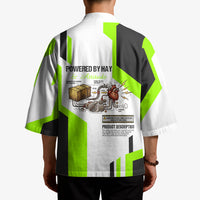 Rabbit Powered By Hay And Attitude Kimono Funny Sarcastic Bunny Diagram Graphic Art