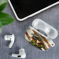 Wheek Squad Guinea Pig AirPods Case Funny Military Tactical Camo Veggie Division Schematic