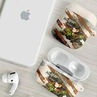 Wheek Squad Guinea Pig AirPods Case Funny Military Tactical Camo Veggie Division Schematic