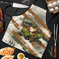 Wheek Squad Guinea Pig Apron Funny Military Tactical Camo Veggie Division Schematic