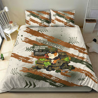Wheek Squad Guinea Pig Bedding Set Funny Military Tactical Camo Veggie Division Schematic