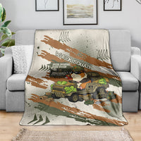 Wheek Squad Guinea Pig Blanket Funny Military Tactical Camo Veggie Division Schematic