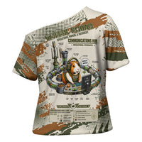 Wheek Squad Guinea Pig Cross Shoulder Shirt Funny Military Tactical Camo Veggie Division Schematic