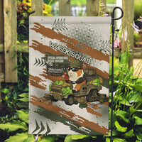 Wheek Squad Guinea Pig Garden Flag Funny Military Tactical Camo Veggie Division Schematic
