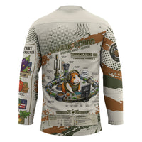 Wheek Squad Guinea Pig Hockey Jersey Funny Military Tactical Camo Veggie Division Schematic