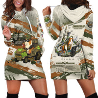 Wheek Squad Guinea Pig Hoodie Dress Funny Military Tactical Camo Veggie Division Schematic