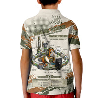 Wheek Squad Guinea Pig Kid Polo Shirt Funny Military Tactical Camo Veggie Division Schematic