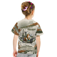 Wheek Squad Guinea Pig Kid T Shirt Funny Military Tactical Camo Veggie Division Schematic