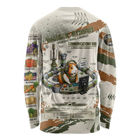 Wheek Squad Guinea Pig Long Sleeve Shirt Funny Military Tactical Camo Veggie Division Schematic