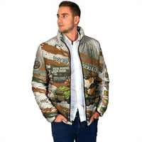 Wheek Squad Guinea Pig Padded Jacket Funny Military Tactical Camo Veggie Division Schematic