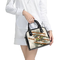 Wheek Squad Guinea Pig Shoulder Handbag Funny Military Tactical Camo Veggie Division Schematic