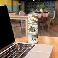 Wheek Squad Guinea Pig Skinny Tumbler Funny Military Tactical Camo Veggie Division Schematic