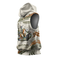 Wheek Squad Guinea Pig Sleeveless Hoodie Funny Military Tactical Camo Veggie Division Schematic