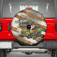 Wheek Squad Guinea Pig Spare Tire Cover Funny Military Tactical Camo Veggie Division Schematic