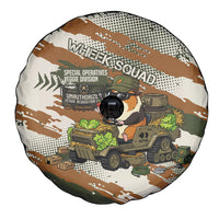 Wheek Squad Guinea Pig Spare Tire Cover Funny Military Tactical Camo Veggie Division Schematic