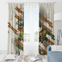 Wheek Squad Guinea Pig Window Curtain Funny Military Tactical Camo Veggie Division Schematic