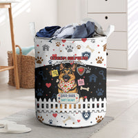 German Shepherd Home Security With A Heart Laundry Basket Officer Loyal Guard Dog Best Friend Mascot