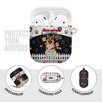 German Shepherd Home Security With A Heart AirPods Case Officer Loyal Guard Dog Best Friend Mascot