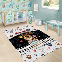 German Shepherd Home Security With A Heart Area Rug Officer Loyal Guard Dog Best Friend Mascot