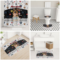 German Shepherd Home Security With A Heart Bathroom Set Officer Loyal Guard Dog Best Friend Mascot