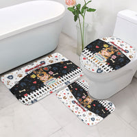 German Shepherd Home Security With A Heart Bathroom Set Officer Loyal Guard Dog Best Friend Mascot