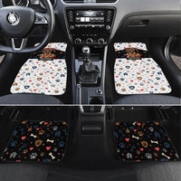 German Shepherd Home Security With A Heart Car Mats Officer Loyal Guard Dog Best Friend Mascot