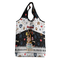 German Shepherd Home Security With A Heart Grocery Bag Officer Loyal Guard Dog Best Friend Mascot