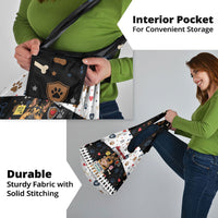German Shepherd Home Security With A Heart Grocery Bag Officer Loyal Guard Dog Best Friend Mascot