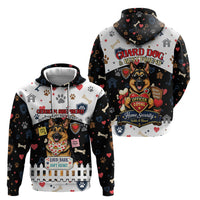 German Shepherd Home Security With A Heart Hoodie Officer Loyal Guard Dog Best Friend Mascot