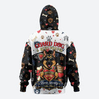 German Shepherd Home Security With A Heart Hoodie Officer Loyal Guard Dog Best Friend Mascot