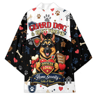 German Shepherd Home Security With A Heart Kimono Officer Loyal Guard Dog Best Friend Mascot