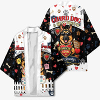 German Shepherd Home Security With A Heart Kimono Officer Loyal Guard Dog Best Friend Mascot