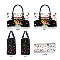German Shepherd Home Security With A Heart Leather Bag Officer Loyal Guard Dog Best Friend Mascot