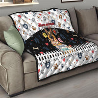 German Shepherd Home Security With A Heart Quilt Officer Loyal Guard Dog Best Friend Mascot