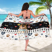 German Shepherd Home Security With A Heart Sarong Officer Loyal Guard Dog Best Friend Mascot