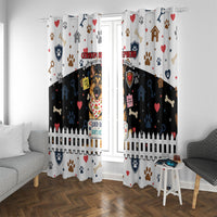 German Shepherd Home Security With A Heart Window Curtain Officer Loyal Guard Dog Best Friend Mascot