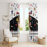 German Shepherd Home Security With A Heart Window Curtain Officer Loyal Guard Dog Best Friend Mascot